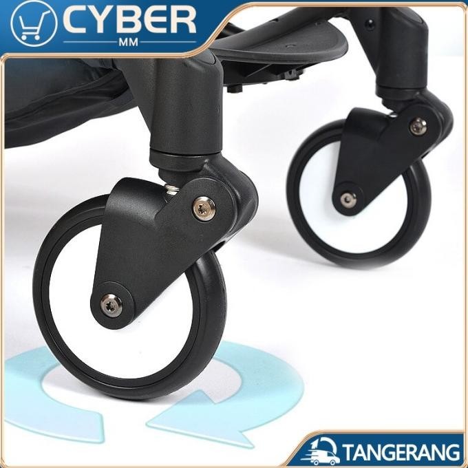 Roda Karet Aksesoris Stroller Bayi 1Pc Kualitas Premium