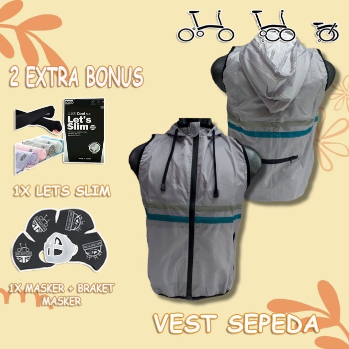 Calaca - Vest Rompi Hoodie Olaharaga Bersepeda Gowes Sepeda Lipat