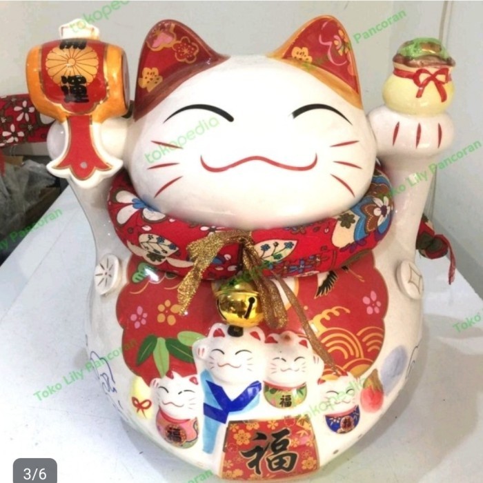 Kucing Hoki Besar/Pajangan Kucing/Patung