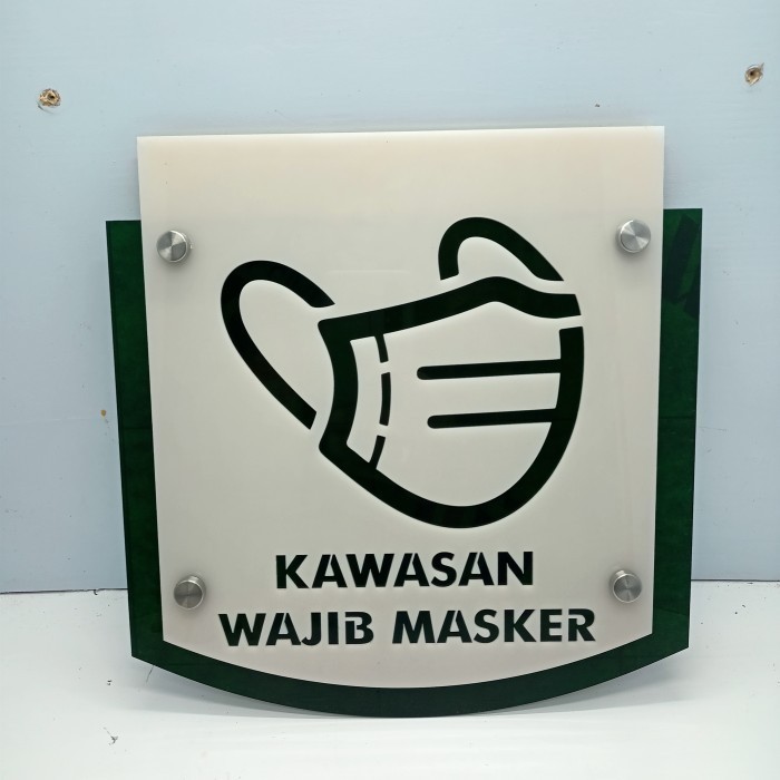 Kawasan Wajib Masker Sign