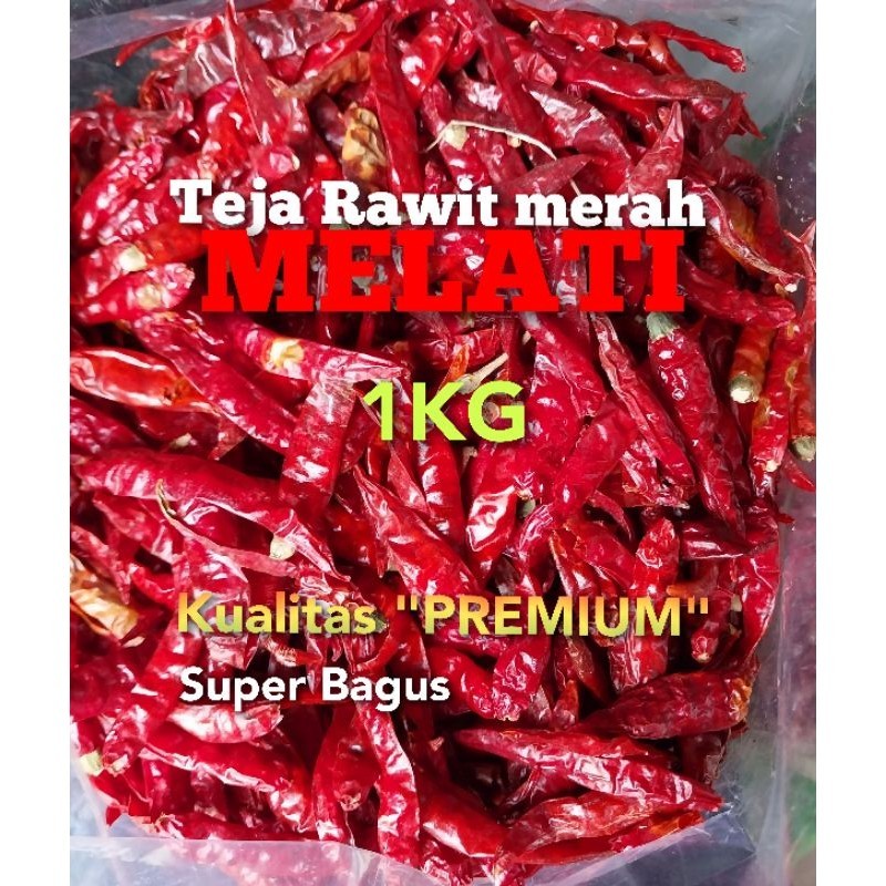 

CABE RAWIT KERING TEJA "PREMIUM"( Grade A) KUALITAS SUPER BAGUS Merah Melati