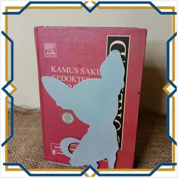 

[RRJ] PEMBATAS BUKU BAHAN BESI BENTUK ANJING/DOG