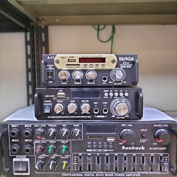 Amplifier Karaoke Mini Karaoke Bluetooth Usb Amplifier Targa Mini