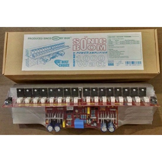 Kit Power Amplifier Mono Sonic Boom 1000W Bgr