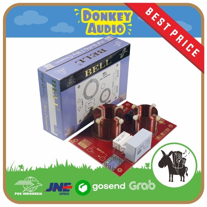 Crossover 2 Way Bell Cros Over Pasif 2 Way Tweeter Woofer Bell Asli