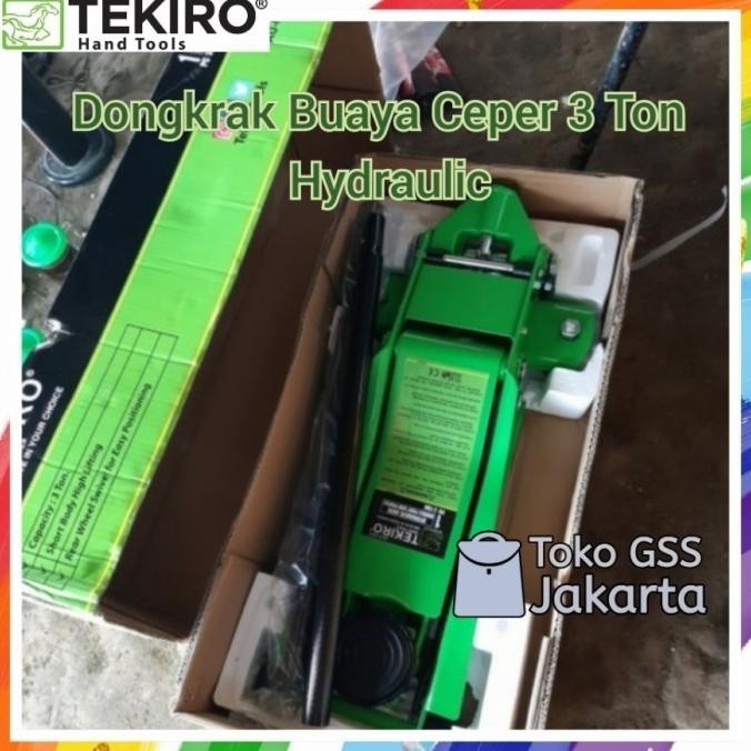 DONGKRAK BUAYA CEPER 3TON MOBIL HIDROLIK TEKIRO 3 TON