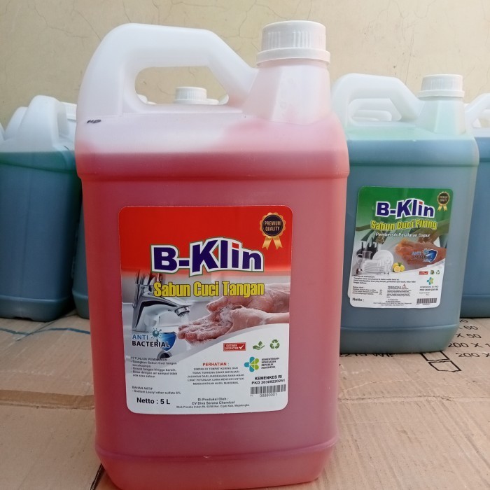 Sabun Cuci Tangan 5 Liter B-Klin / Hand Soap 5000 Ml B-Klin