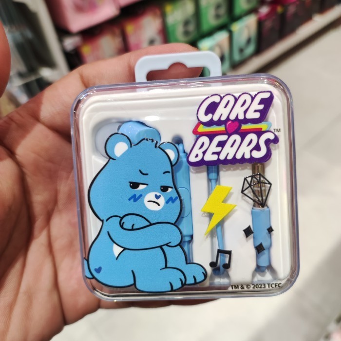 Earphone Lucu Karakter Care Bears - Miniso 3.5Mm In-Ear Earphones
