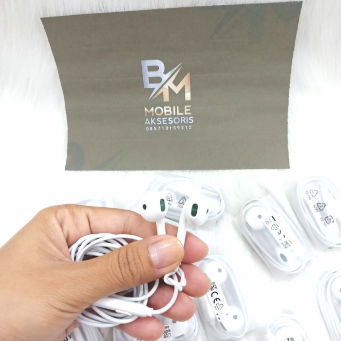 Headset Oppo Reno / Handsfree Oppo Reno Earphone F11 Nonpacking Ori