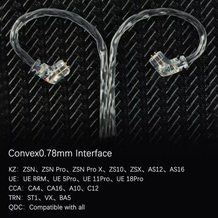 Kabel Kz Zsn Pro X Kz Dq6 Kz Edx Pro Kz Zex Pro Dll Jcally Jc16S