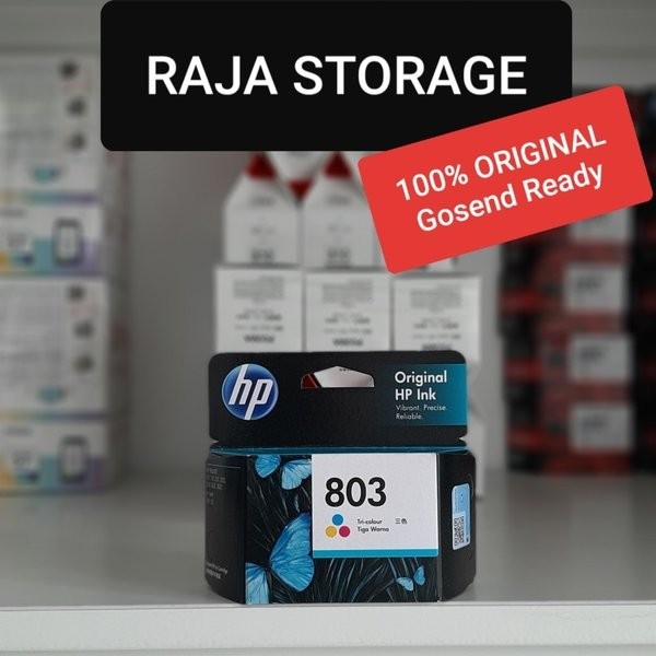 HP 803 CARTRIDGE TINTA PRINTER WARNA COLOR DESKJET 1110 1115 2130 2135