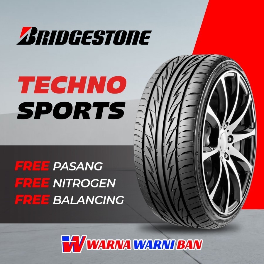 Ban Mobil Bridgestone Techno Sports 195 55 R16 16