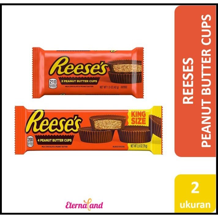

Jual Reese'S 2 Peanut Butter Cups / Reeses Coklat Kacang 42G