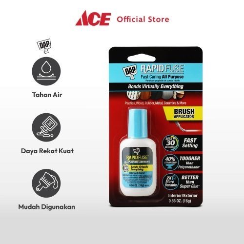 

Ace - Dap 16 Gr Lem Rapid Fuse Tougher Dengan Brush