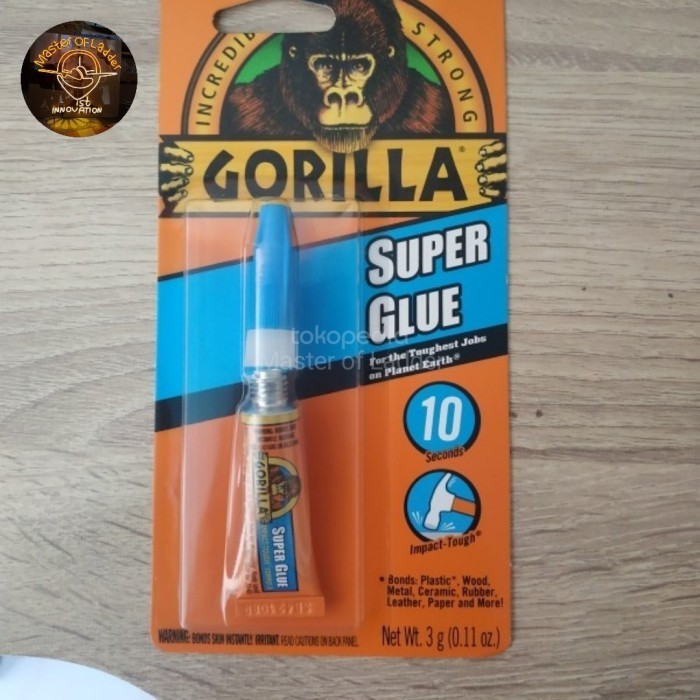 

Super Glue Lem Gorilla super kuat - 3 Gram