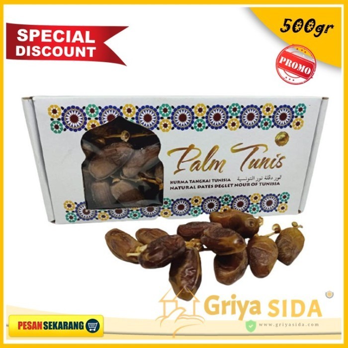 

DISKON Kurma palm tunis 500gr kurma deglet nour tunisia premium PROMO!