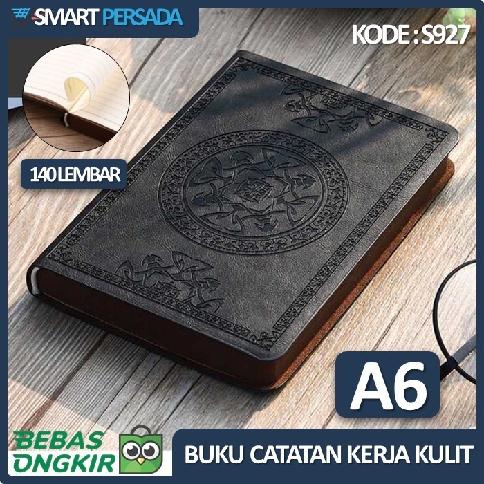 

Buku Catatan Agenda Jurnal Kerja Notebook Binder Kulit Harian Planner DISKON