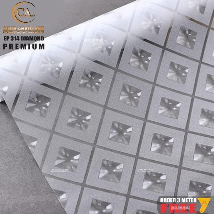 Stiker Kaca Jendela Rumah Premium 3D Lebar 122 Cm