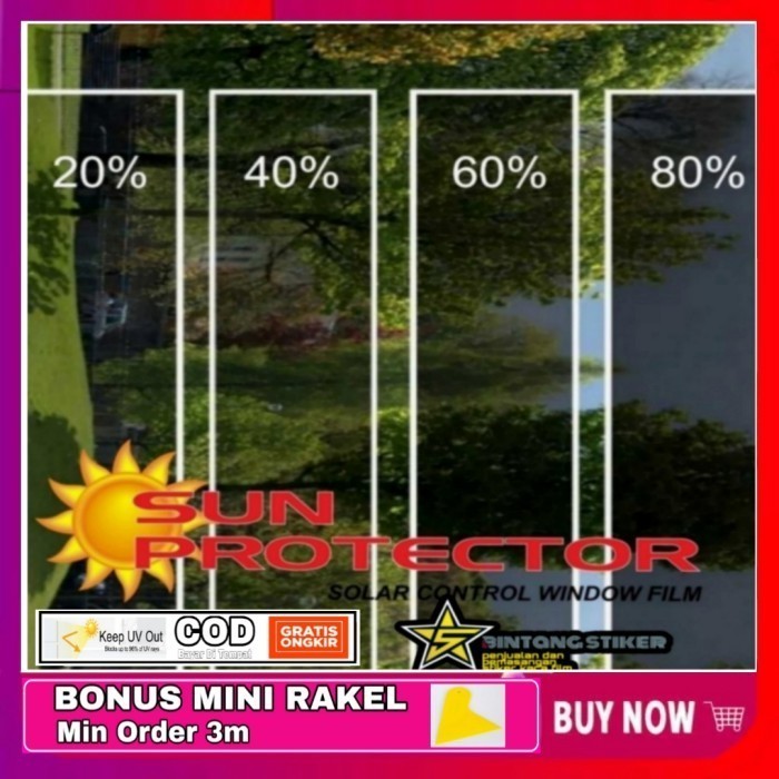 Sticker Kaca Stiker Kaca Jendela Rumah Film One Way