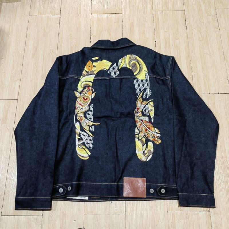 Jaket Denim Evisu