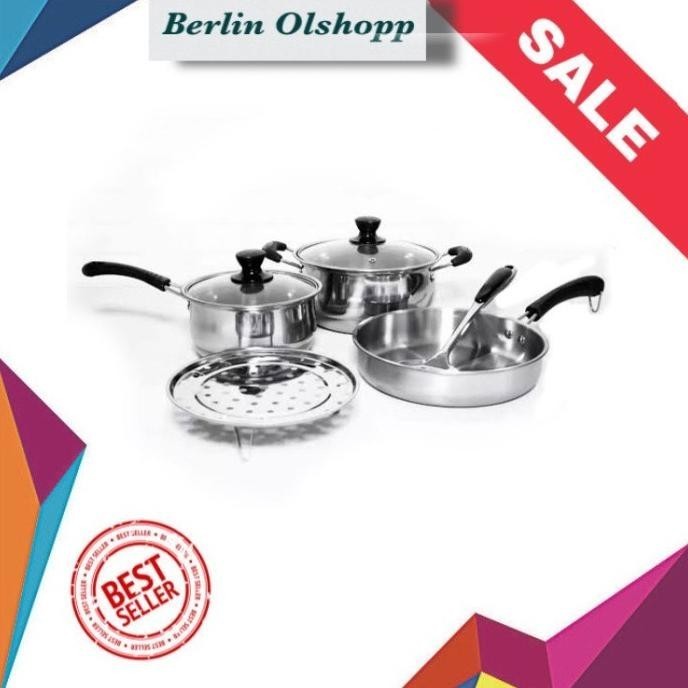 Dheao Panci Induksi Asta Cookware Asta - - 7Pcs Panci Listrik Panci - Kompor