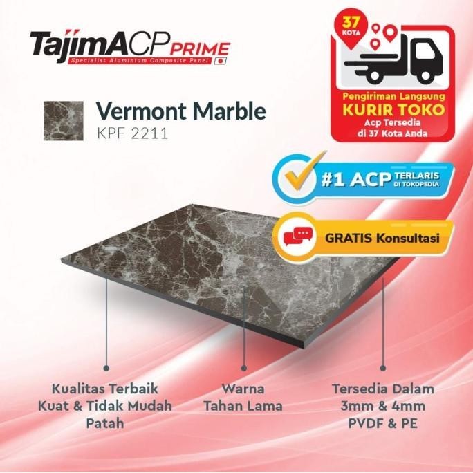 ACP Tajima Vermont Marble 3mm Indoor - Aluminium Composite Panel