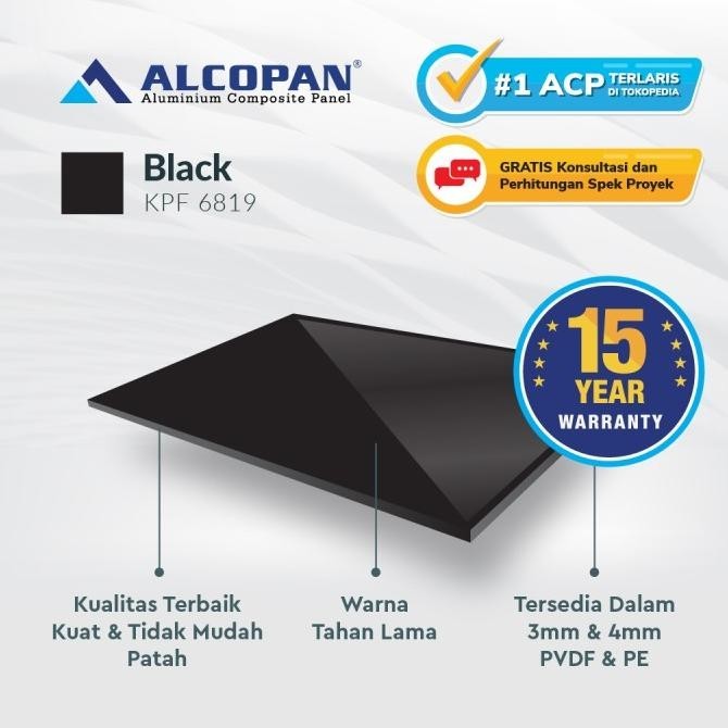 ACP Alcopan 3mm PE indoor - aluminium composite panel