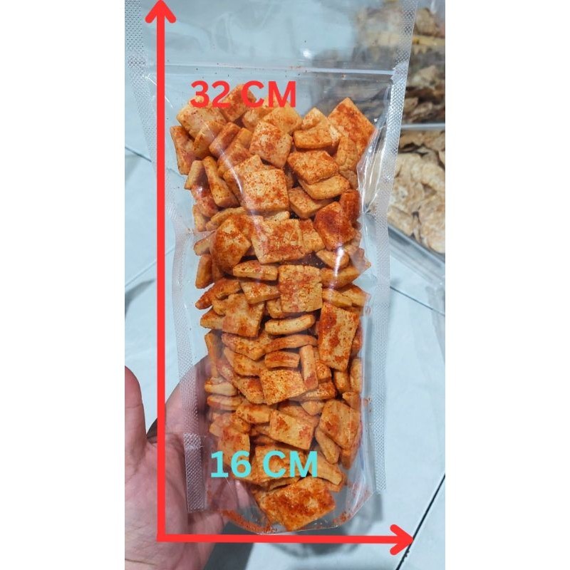 

TAHU PETAK KECIL 100 GRAM, KERUPUK TAHU, KERUPUK UDANG EBI, KERUPUK PETAK UDANG // SNACK UDANG MITRACEMILANID