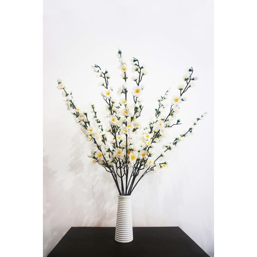 Pohon Meihua Imlek Bunga Sakura Pohon Angpao Hias Tinggi 60Cm