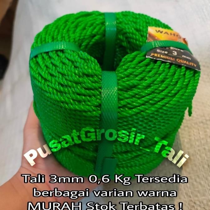 

Terkini Tali Tambang 3Mm / Tali 3Mm Pe 1 Rol Murah Bagus