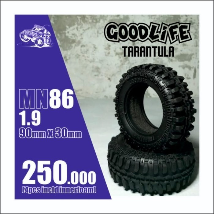 BAN GOODLIFE TARANTULA 1.9 90X35 MM PNP MN86KS