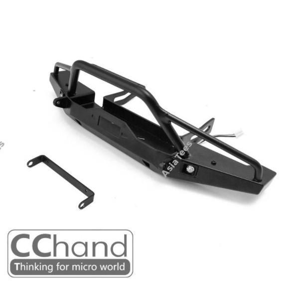 CCHAND AXIAL SCX10 XJ - SOILD FRONT BUMPER (BLACK) FOR AXIAL SCX10