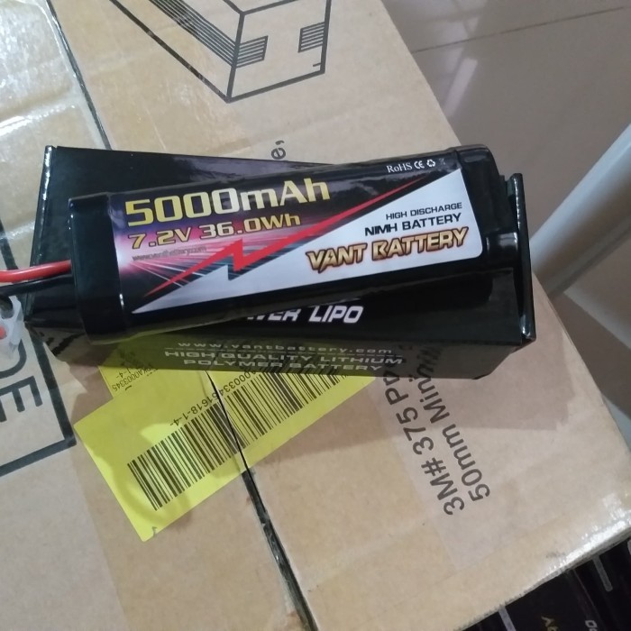 NIMH BATTERY 5000MAH 7.2V RC