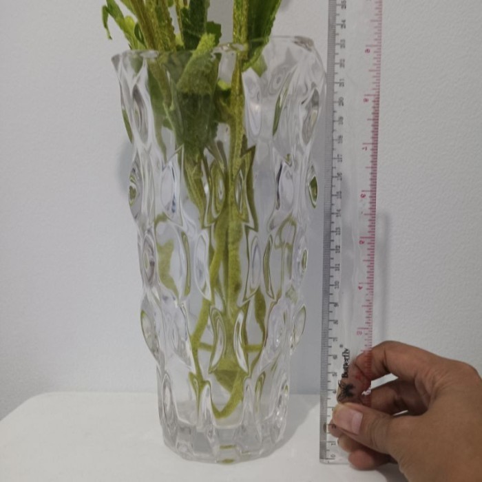 Vas Bunga Kaca Crystal Vas Kaca Besar