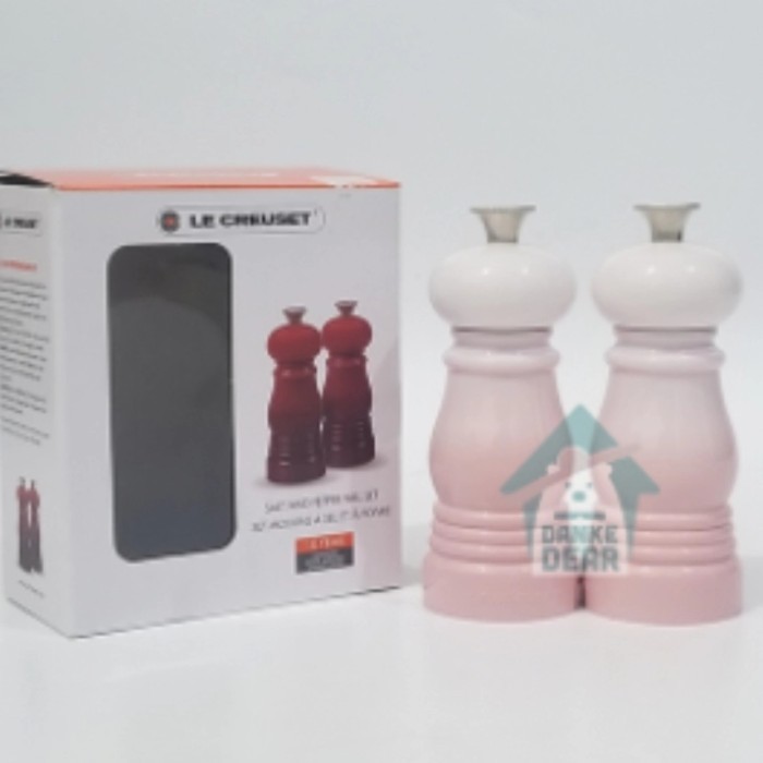 Le Creuset Mini Salt And Pepper Mill In Shell Pink Lada Garam Grinder