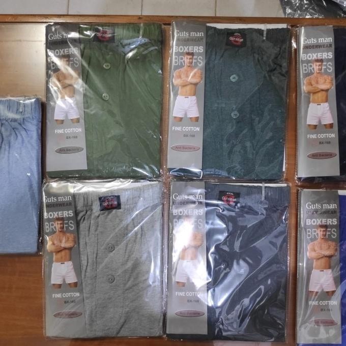 Boxer Pria Gutsman, big size uk xl, xxl, xxxl