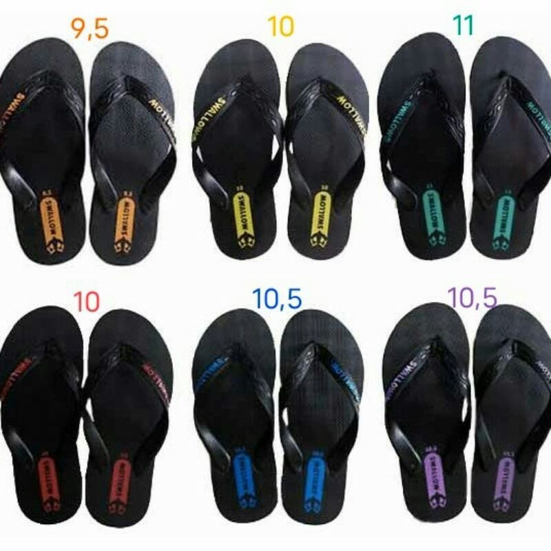 sandal swallow hitam
