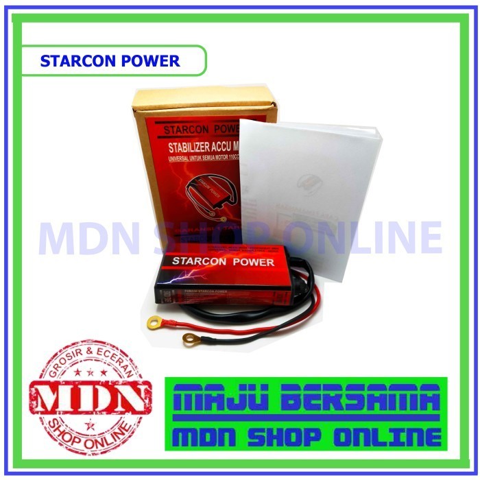 Stabilizer Accu Motor M500 Starcon Power Penghemat Bbm 110Cc-500Cc