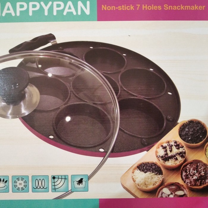 

TF239 Cetakan Martabak / Kue Mini - Happypan - Marble 7 Lubang TERBARU