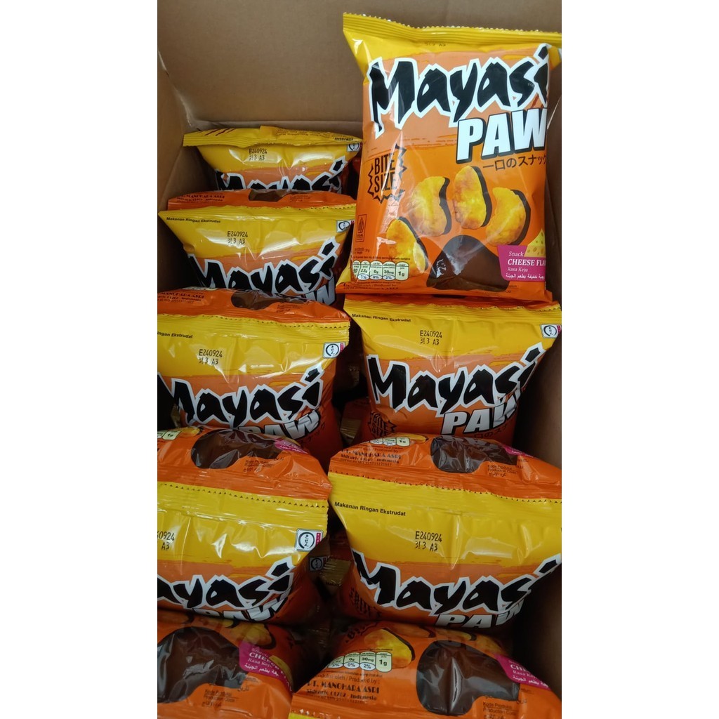 

Cod 10pcs Snack Mayasi Paw Jagung Bakar | Mayasi Paw Rasa Keju Netto 10gr