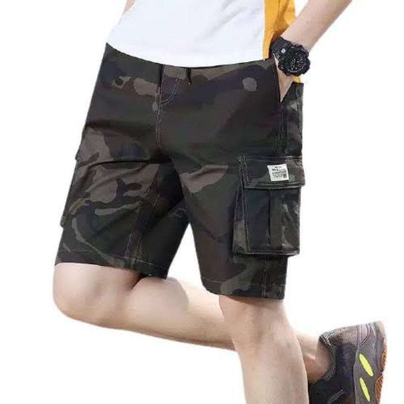 Promo Mega Sale 4.4 // CELANA CARGO PENDEK PRIA MOTIF DORENG/CELANA CARGO PENDEK ARMI/CHINOS