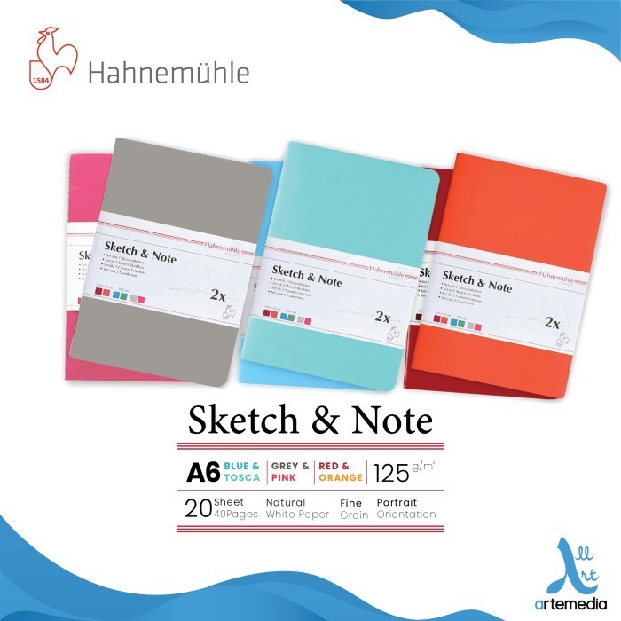 

Buku Sketsa Hahnemuhle Sketch & Note A6 Stitch Bound Sketchbook -Anza Wahda