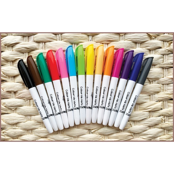 

Colour Me Mats - 14Pc Fine Tip Whiteboard Markers -Anza Wahda