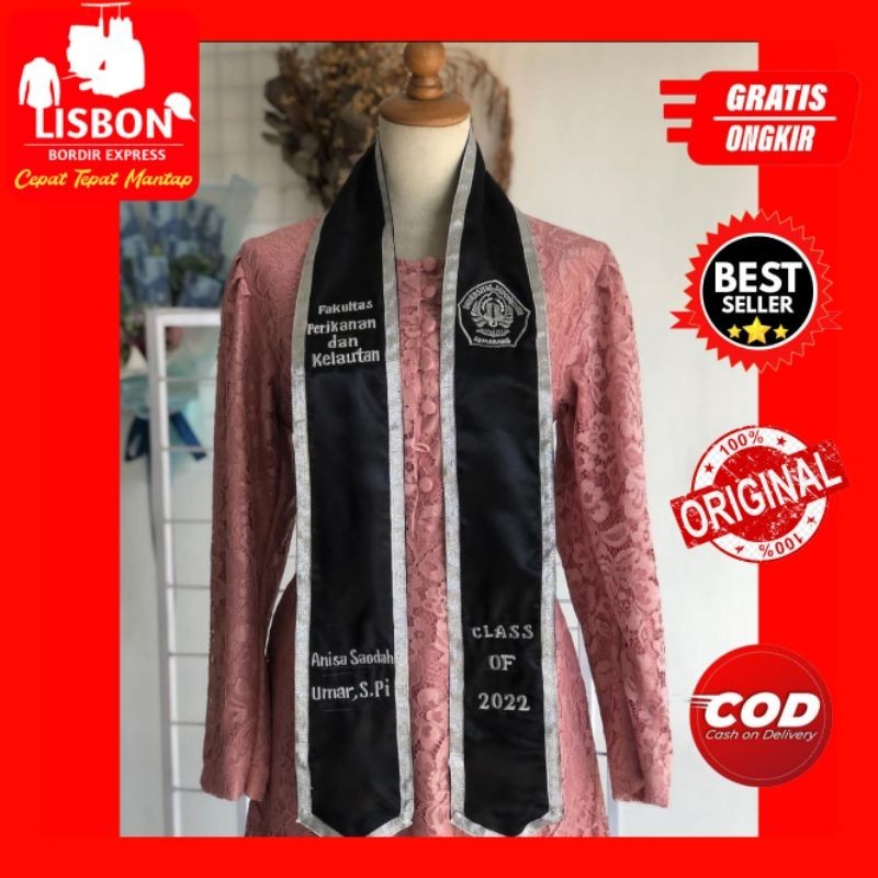 Selempang Wisuda Khusus dengan Nama Anda untuk Kenangan yang Abadi