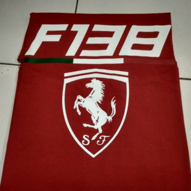 KAOS FERRARI CUSTOM KAOS PREMIUM QUALITY SYAHDAN