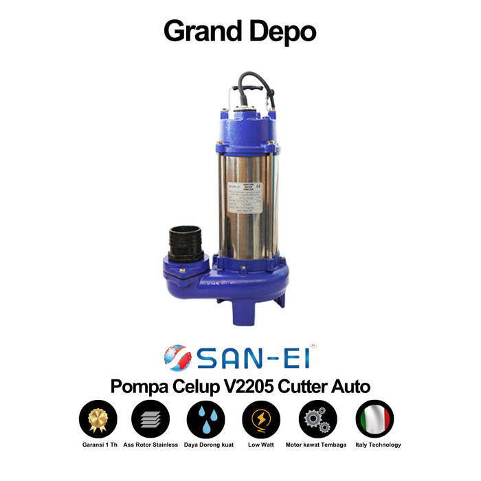 San Ei Pompa Air Celup V2205 Cutter Auto / Pompa Air Celup San Ei