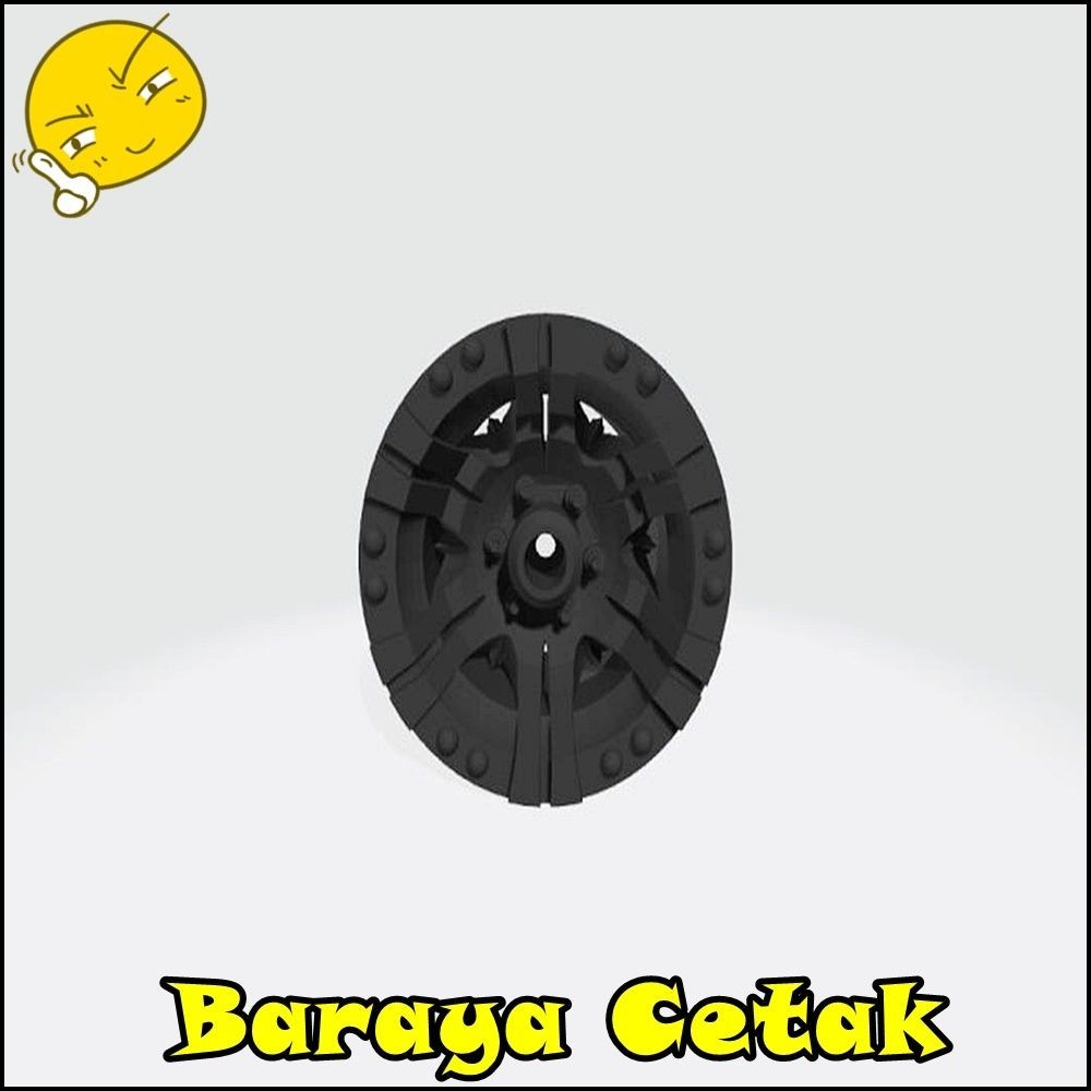 RC Velg RC WPL Split Six wpl mn c14 c24 c44 c34 d90 d99 b16 d99s 3D Print Aksesoris Mainan RC