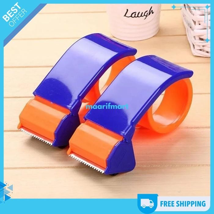 

TAPE DISPENSER TAPE CUTTER ALAT POTONG LAKBAN BESAR 48MM 2 INCH 2" BEST PRODUK