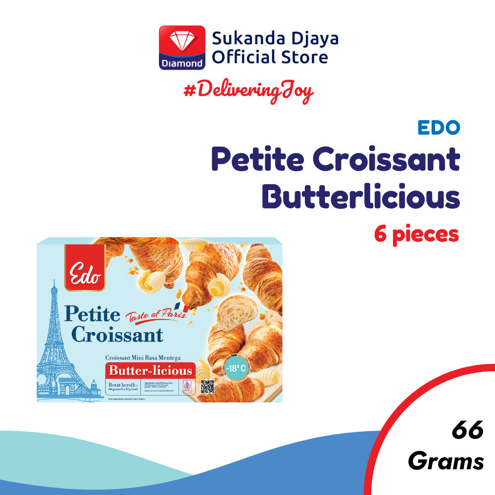 

Edo Petite Croissant Cheese Crust Butterlicious 66gr