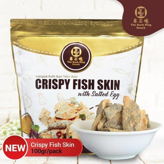 

READY STOCK THE DUCK KING - CRISPY FISH SKIN WITH SALTED EGG !!!!!